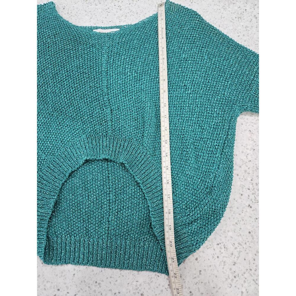 Brand Bazar Natacha Aqua Knit Sweater size medium - Picture 4 of 5
